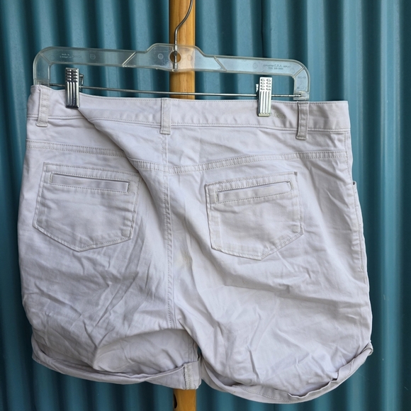 Calvin Klein White Bermudas Lightweight Cotton Casual Size 8 - Picture 12 of 16